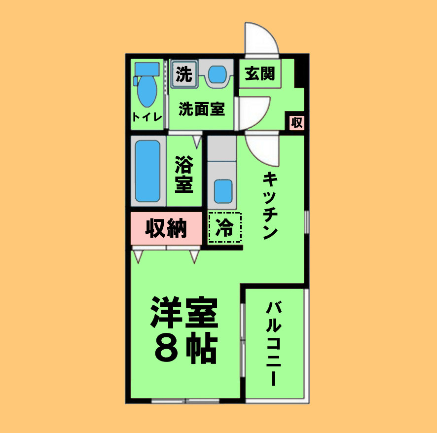 シャルム名古屋の間取り