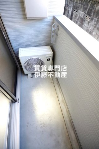 シャルム名古屋のバルコニー