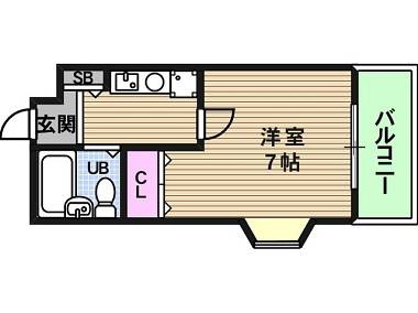 【間取り】 | セレッソコート大阪城前