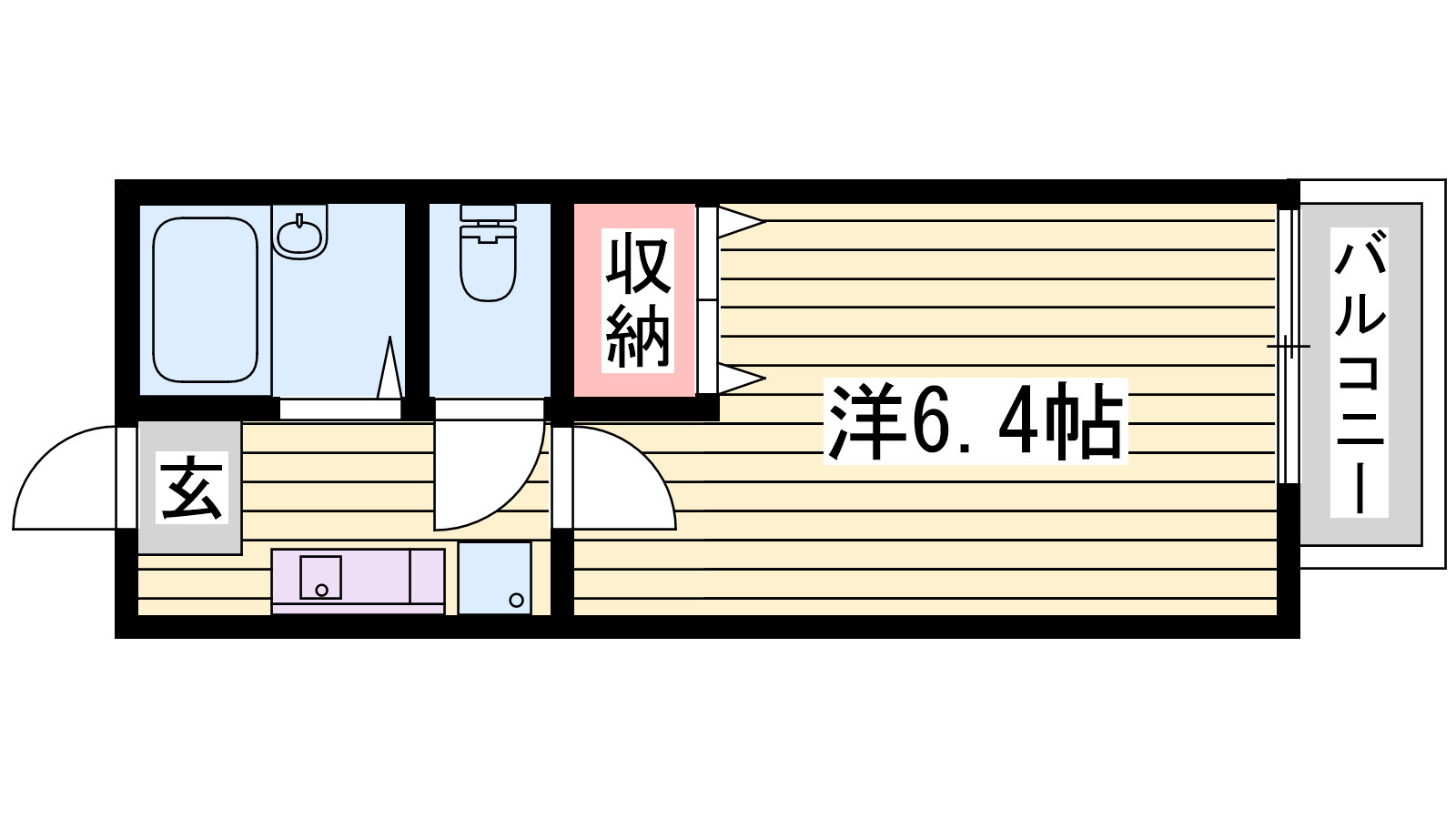 クリエイト興浜の間取り