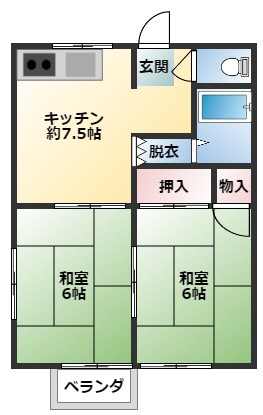 メゾン雅の間取り|※間取り、室内写真は同一物件別部屋の写真です。部屋ごとに内装・設備が異なる場合があります。