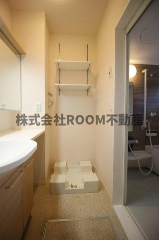 セジュールGの洗面所|スペースが確保できる洗面所です