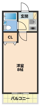【間取り】 | ロイヤルコーポ北中島