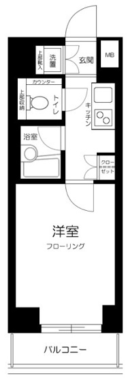 【間取り】 | ルーブル蒲田七番館