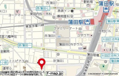 【地図】 | ルーブル蒲田七番館