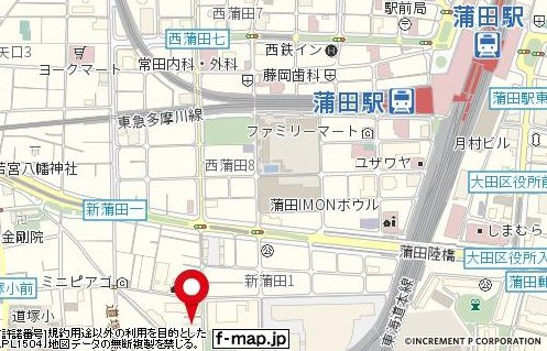【地図】 | ルーブル蒲田七番館
