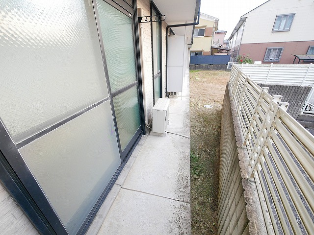 シャルマン南紀寺のバルコニー|陽当たり良好なバルコニーです