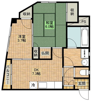 【間取り】 | アルタイル川崎大師