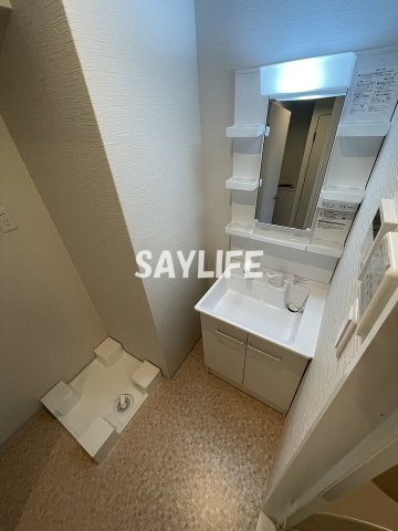 大阪市東成区中道１丁目の賃貸マンションの洗面所