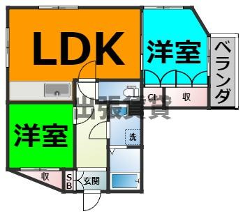 仲介手数料0円！スカイハイツT-1