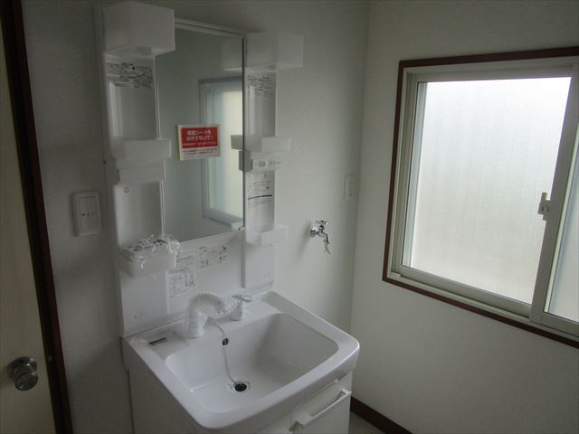 【洗面所】 | ベルメゾン山鹿 | 独立洗面台新調