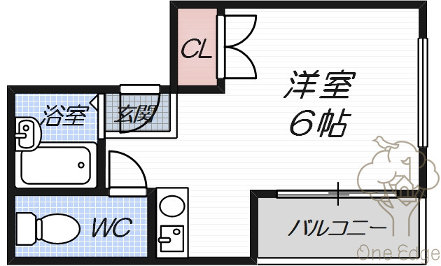 レジデンスイン梅田の間取り