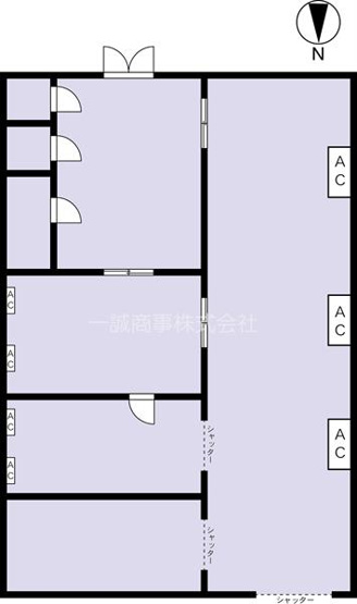 【間取り】 | 高見原倉庫 | 自動シャッターをぜひ御内見ください。