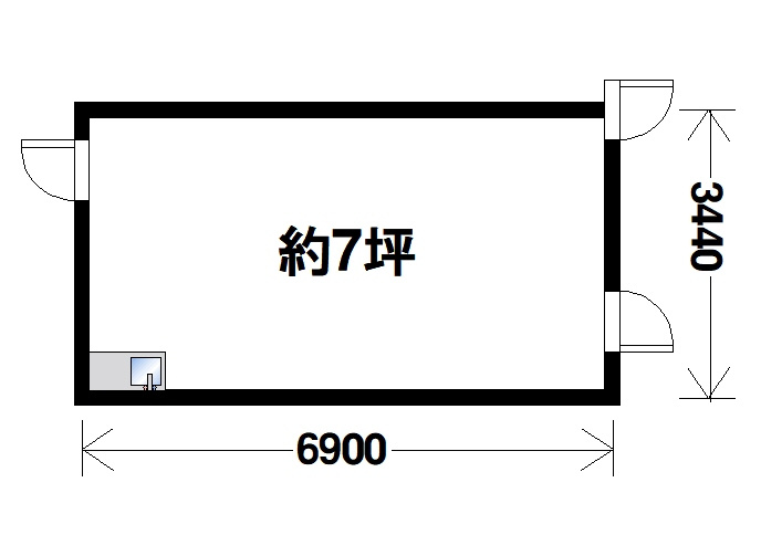 岸田ビルの間取り