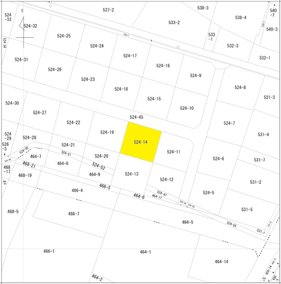 【土地図】 | 太田市高林西町　売地