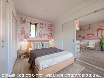 洋室です♪※この画像はＣＧです。実際は家具は含まれておりません。