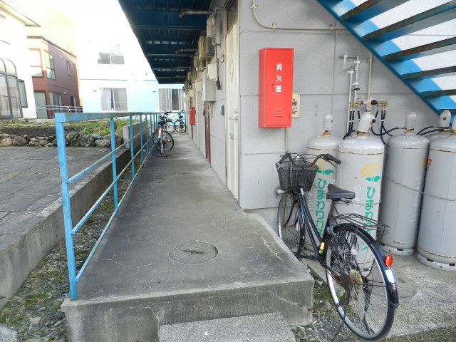 ハイツメモリーＢのエントランス