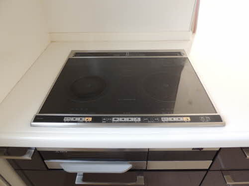 熊本市東区下江津４丁目のアパートのキッチン