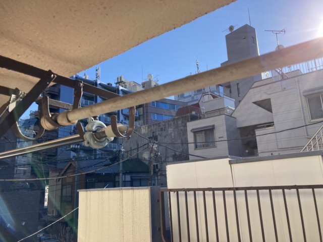 寿荘のバルコニー