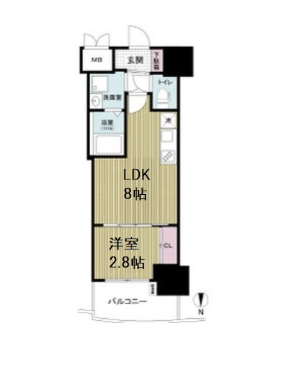 【間取り】 | セレニテ本町東リアン