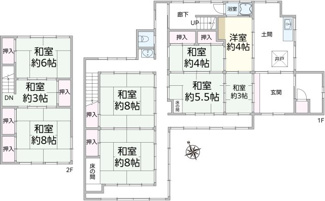 【間取り】 | 岡崎市梅園町字山添戸建