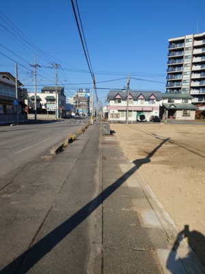 【外観】 | 米沢市門東町２丁目　分譲地 | 西側道路