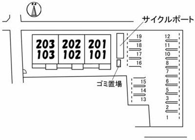 【区画図】 | サニーコート清住