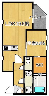 【間取り】 | Crecia千早 | 現況優先。