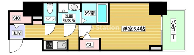 【間取り】 | S-RESIDENCE福島玉川Tres