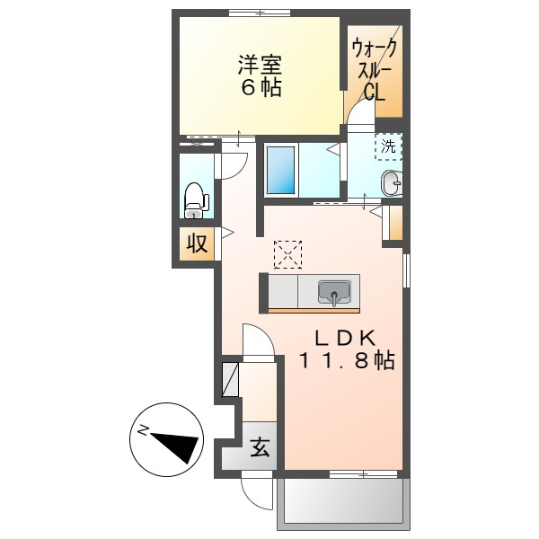 フォンターナの間取り