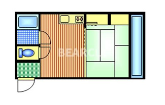 【間取り】 | メゾンベルジュール | この物件を当社でご契約いただくと仲介手数料0円でお得です！内覧をご希望の方は、どうぞお気兼ねなくお申し付けください！
