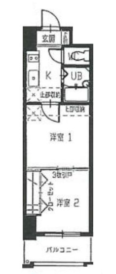 【間取り】 | №40 PROJECT2100博多駅前