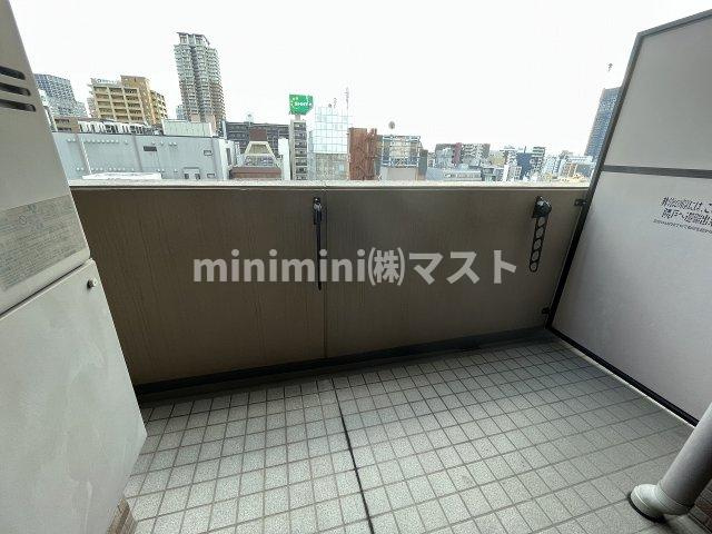 リーガル北堀江のバルコニー