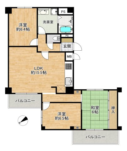 朝日プラザ西舞子の間取り|ご内覧はお気軽にリクラス不動産販売までお問合せください