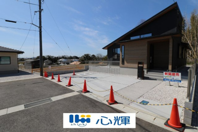 【前面道路含む現地写真】 | hidamari山口市阿知須（５号地） | 現地（2024年3月21日撮影）
浄化槽設置工事中です。