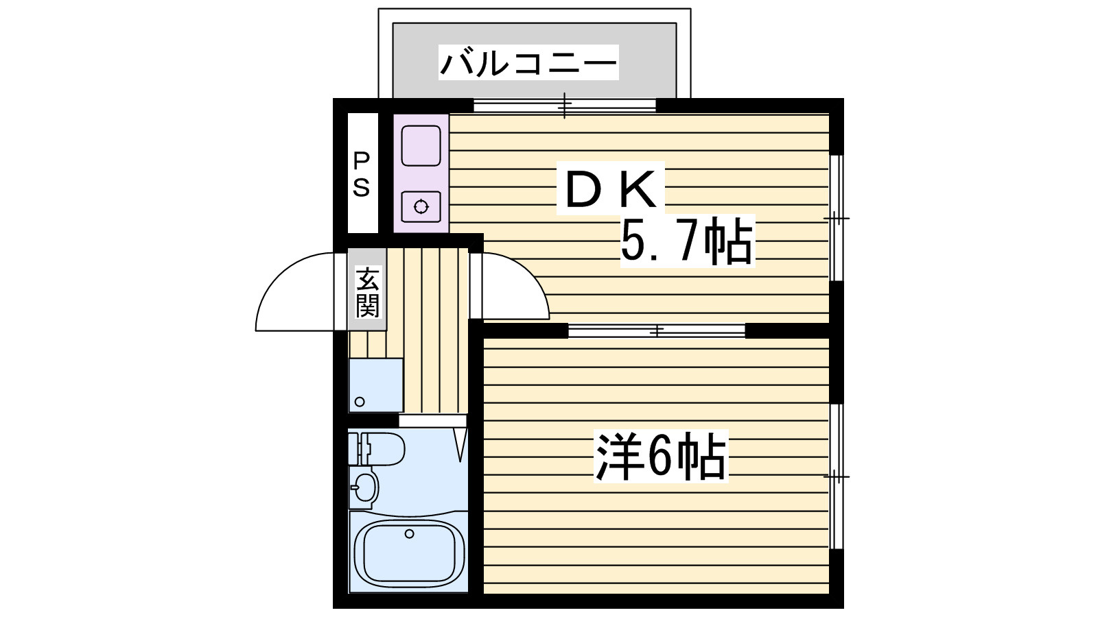 サンパレス２１姫路の間取り