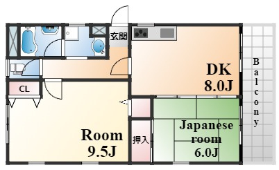 芦屋パティオの間取り