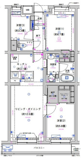 【間取り】 | Sustaina Branche Hongyotoku(サステナブランシェ本行徳）
