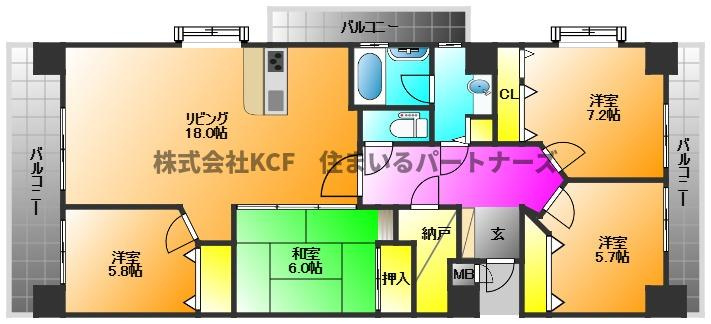 アーサー六ツ門プレミアムタワーの間取り