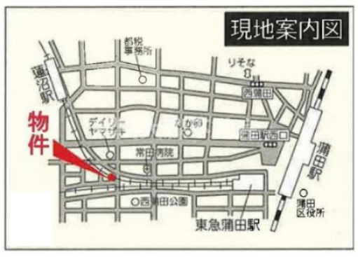 スタイリオ蒲田の地図