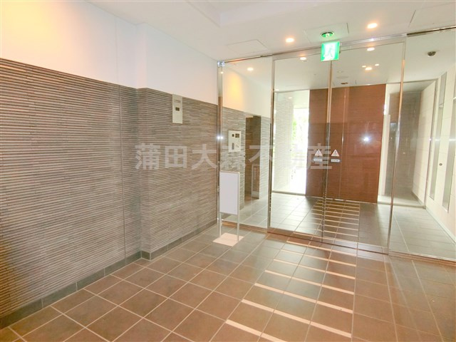 スタイリオ蒲田のエントランス|エントランス　防犯カメラTVモニター付オートロック宅配BOXメールBOX管理人室