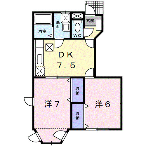 【間取り】 | アルバ・ソーレⅠ