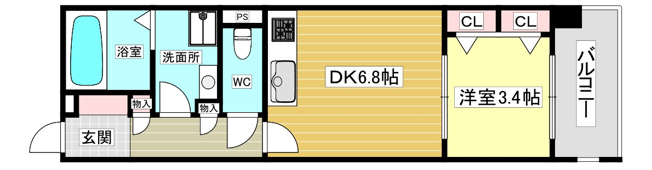 【間取り】 | レゾナンス西宮北口