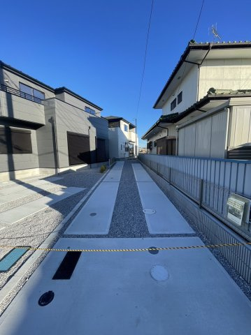 鴻巣市北新宿５期　の駐車場|６号棟現地駐車スペース（2023年11月20日）撮影
