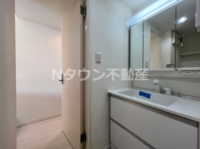 【洗面所】 | ノースヒル | スペースが確保できる洗面所です