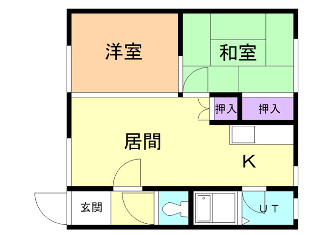コーポジョイフルの間取り