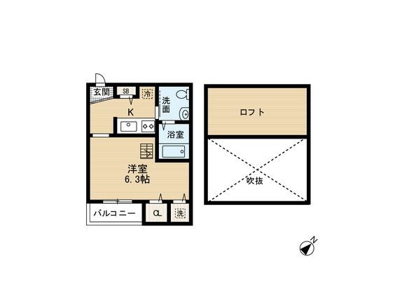 【間取り】 | ディアス横手 | 現況優先。