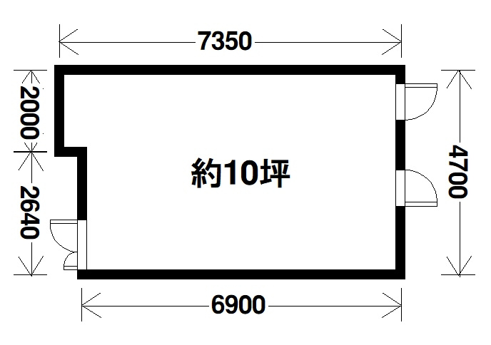 岸田ビルの間取り