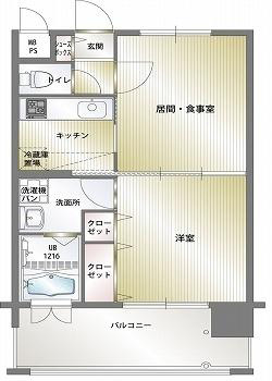 【間取り】 | エンクレスト薬院Ⅱ