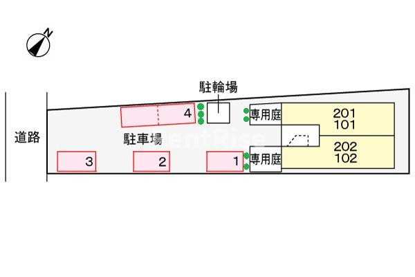 アメニティ８８の駐車場|駐車場